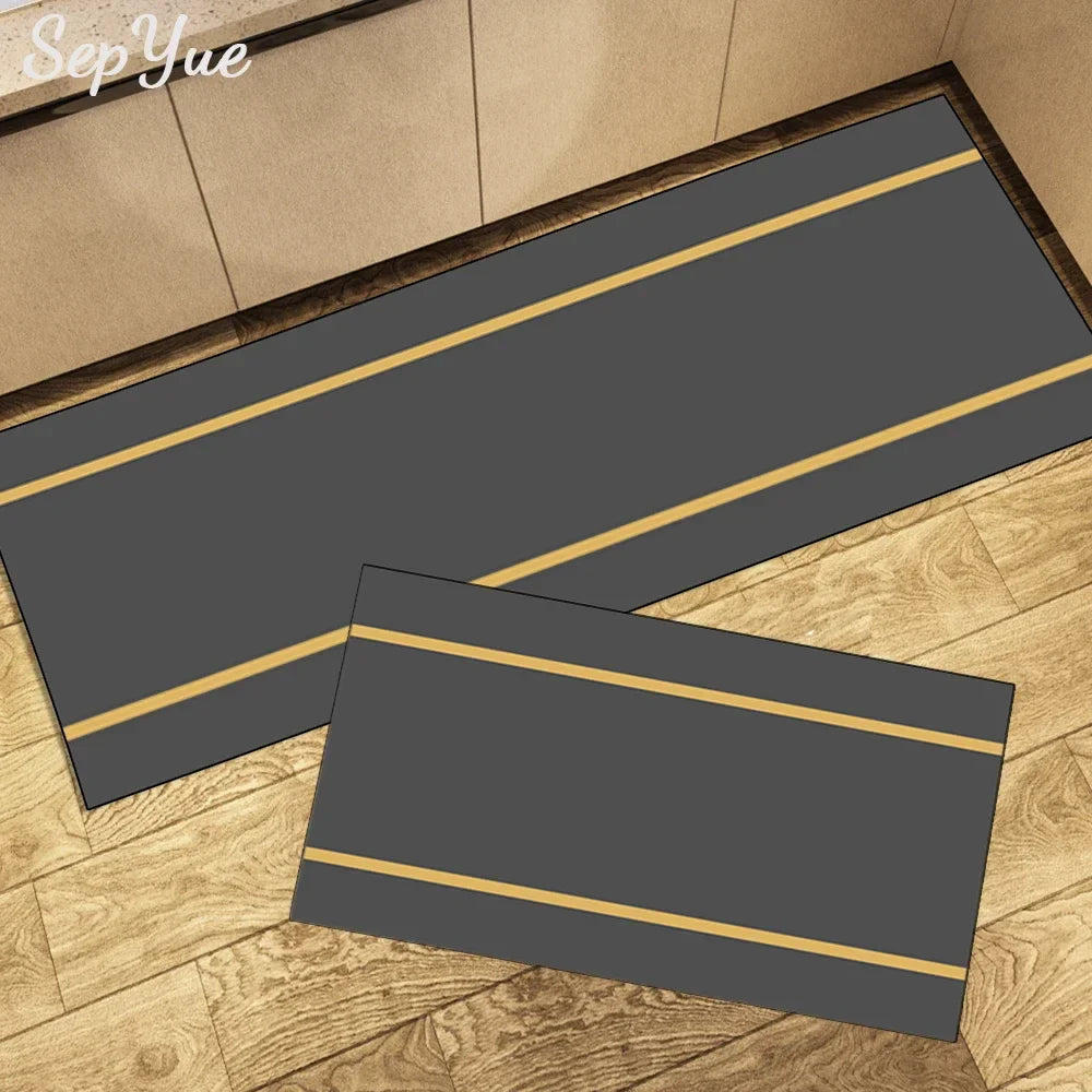 Tapis de Cuisine Lavable Long en Velours Cristal - Kitchen-tapis cuisine-Olloret