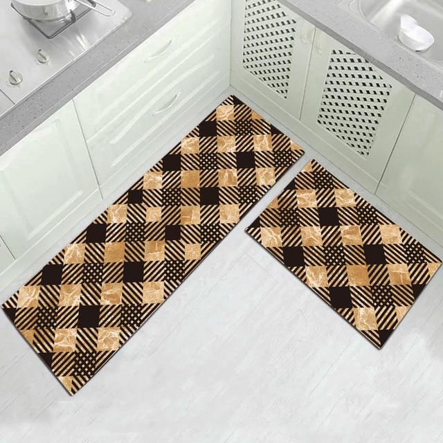 Tapis de Cuisine Lavable en Mosaïque Élégant - Veda-tapis cuisine-Olloret