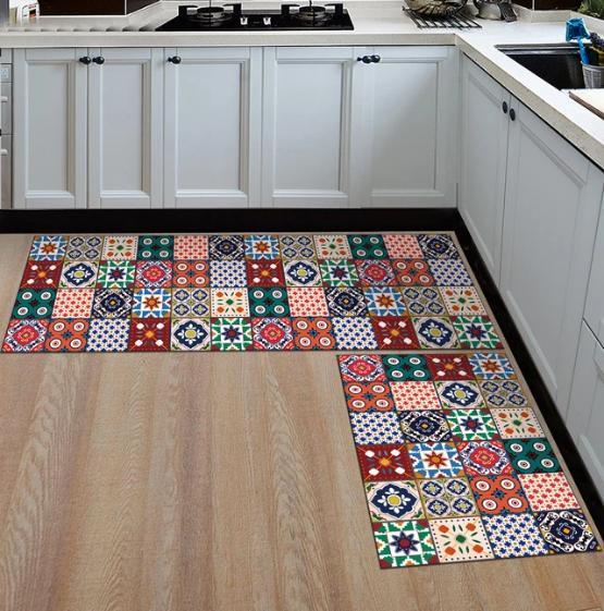 Tapis de Cuisine Vinyle Lavable Antidérapant - Azmir-tapis cuisine-Olloret