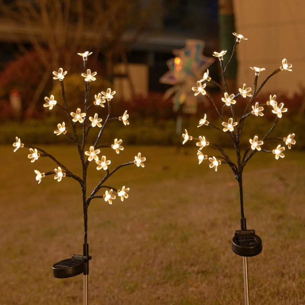 Lampe Solaire Jardin Élégante avec Panneau Solaire Autonome – Bloomea