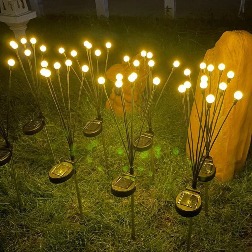 Lampes Solaire LED Effet Lucioles pour Éclairage Extérieur Jardin – Luminara