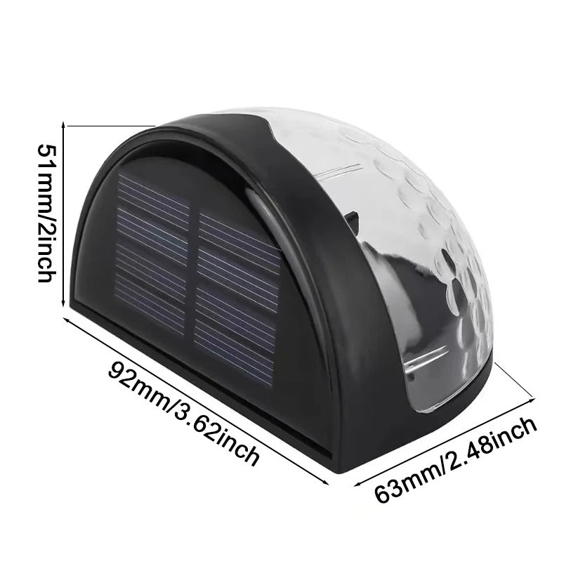 Applique Murale Solaire LED Éclairage Extérieur Jardin Résistante à l'Eau – Elara