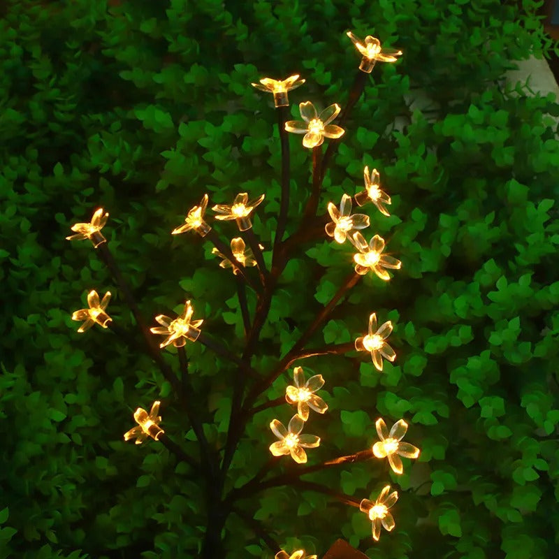 Lampe Solaire Jardin Élégante avec Panneau Solaire Autonome – Bloomea