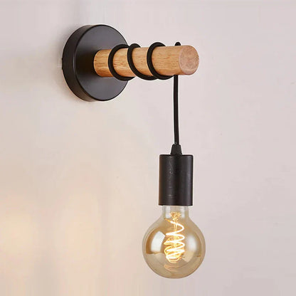 Applique Murale Design en Bois Scandinave - Lumo-applique murale-Olloret