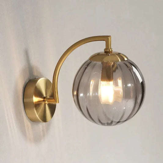 Applique Murale LED Luxe en Verre - Éclat-applique murale-Olloret