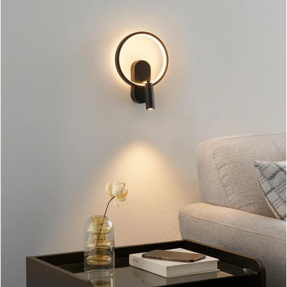 Applique Murale LED avec Liseuse Orientable pour Chambre et Salon - Lumina-applique murale-Olloret