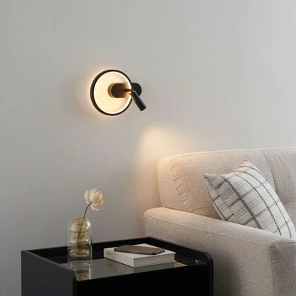 Applique Murale LED avec Liseuse Orientable pour Chambre et Salon - Lumina-applique murale-Olloret