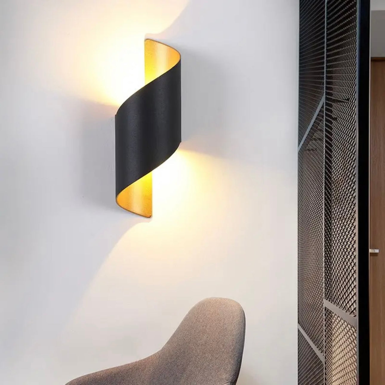 Applique Murale LED pour Chambre ou Terrasse - Spirale-applique murale-Olloret