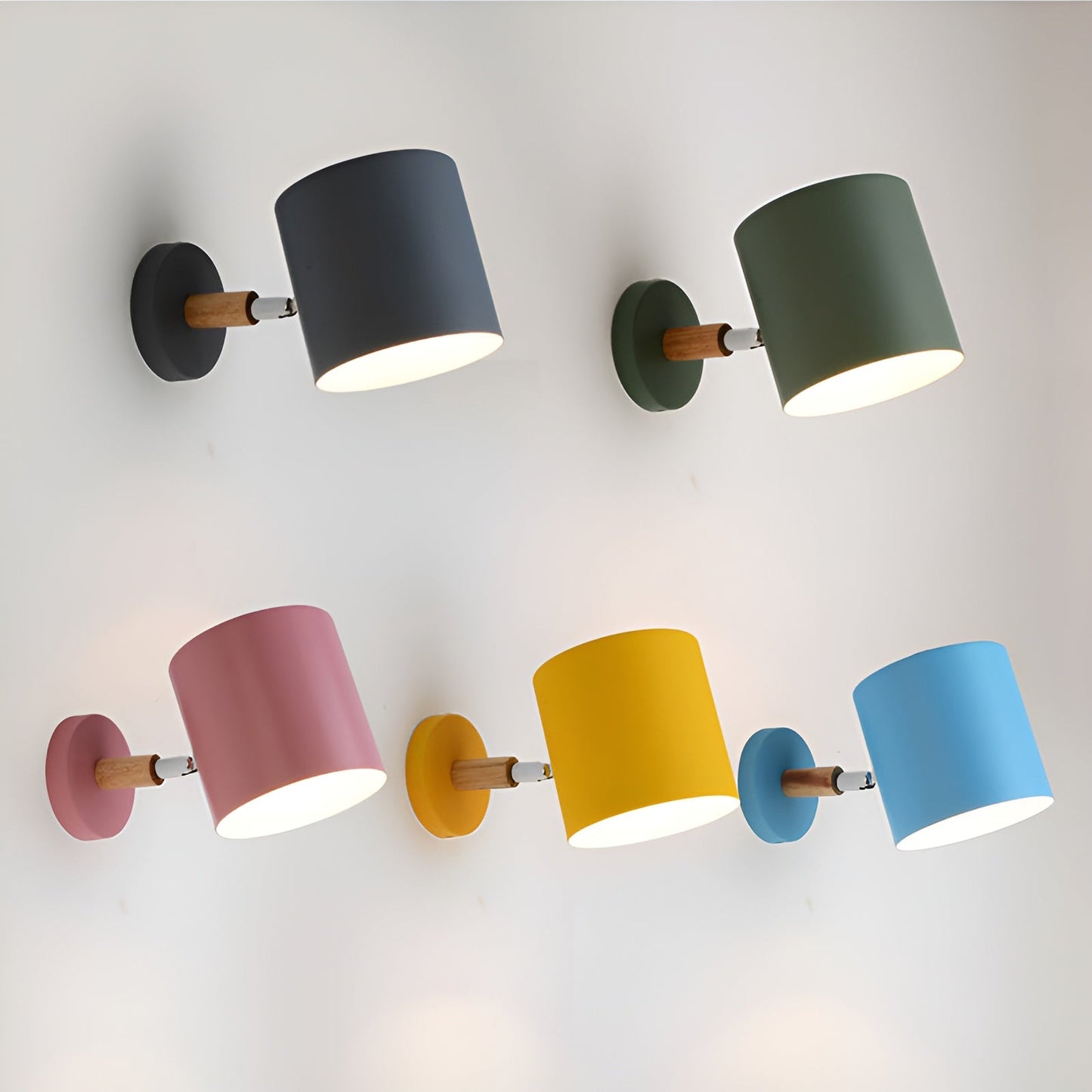 Applique Murale Pastel Chambre Design Minimaliste - NordicLight-applique murale-Olloret