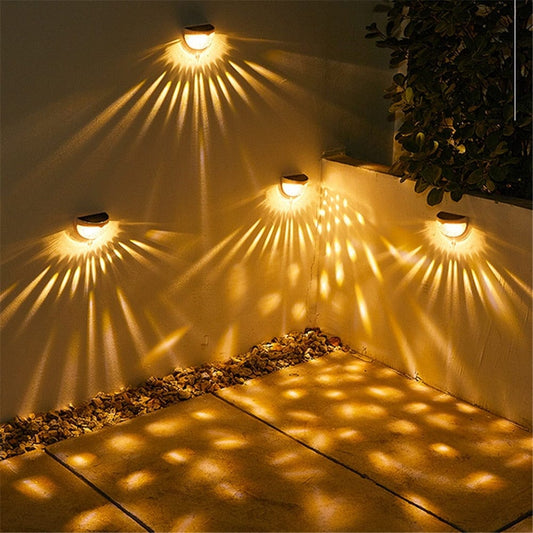 Applique Murale Solaire LED Éclairage Extérieur Jardin Résistante à l'Eau – Elara-lampe solaire extérieur-Olloret