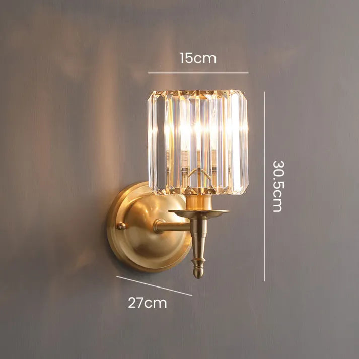 Applique Murale Style Cristal Vintage de Luxe pour Salon - Luxura-applique murale-Olloret
