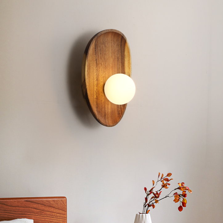 Applique Murale en Bois Naturel Design - NaturaLume-applique murale-Olloret