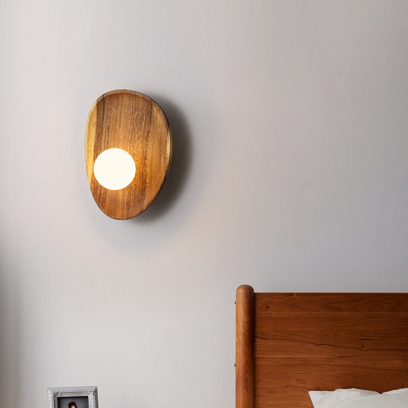 Applique Murale en Bois Naturel Design - NaturaLume-applique murale-Olloret