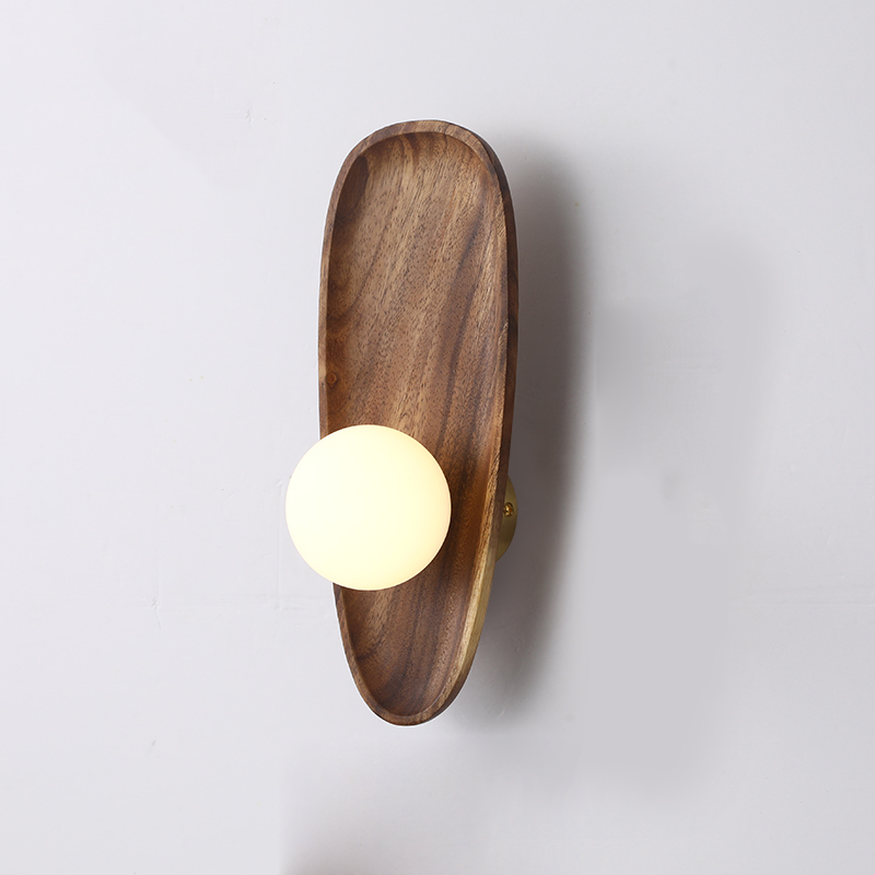 Applique Murale en Bois Naturel Design - NaturaLume-applique murale-Olloret