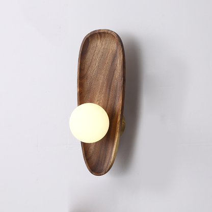 Applique Murale en Bois Naturel Design - NaturaLume-applique murale-Olloret