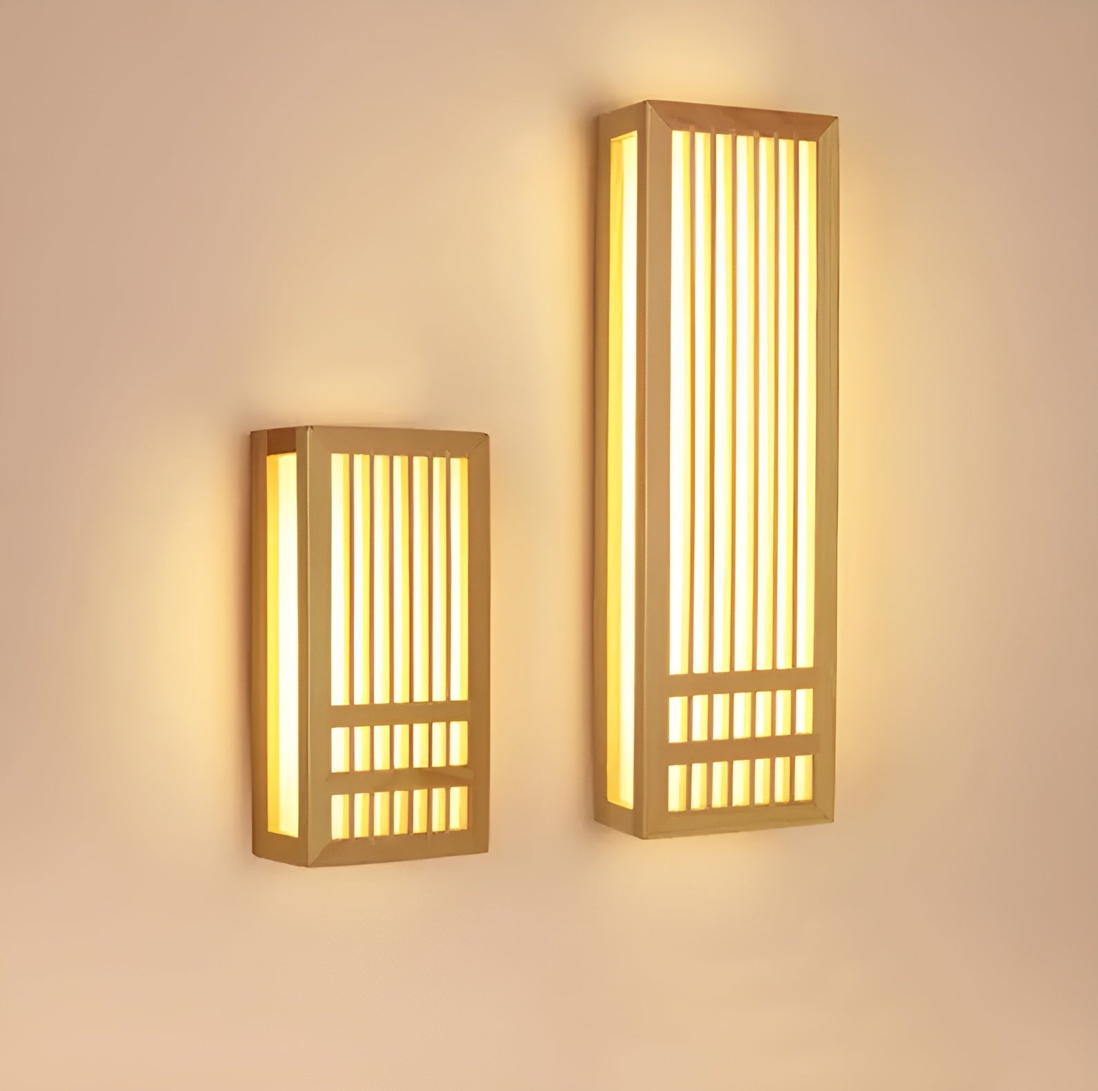 Applique Murale en Bois pour Intérieur Japonaise - ZenLight-applique murale-Olloret