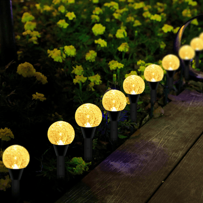 Boules Lumineuses Solaires Effet Bulle pour Jardin Éclairage Extérieur Solaire – Luxara-lampe solaire extérieur-Olloret