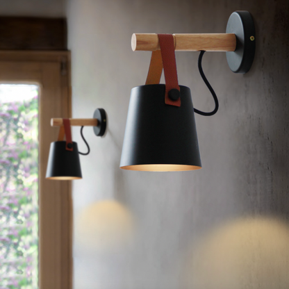 Applique Murale LED en Bois Style Scandinave - Lumeers