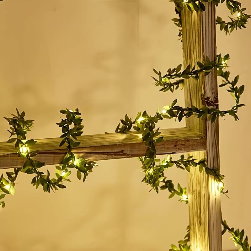 Guirlande Lumineuse LED Lierre Émeraude pour Ambiance Naturelle et Extérieure – Veda-guirlande solaire-Olloret