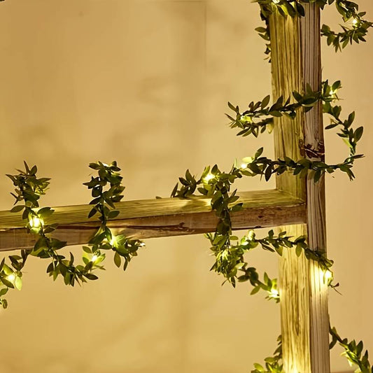 Guirlande Lumineuse LED Lierre Émeraude pour Ambiance Naturelle et Extérieure – Veda-guirlande solaire-Olloret