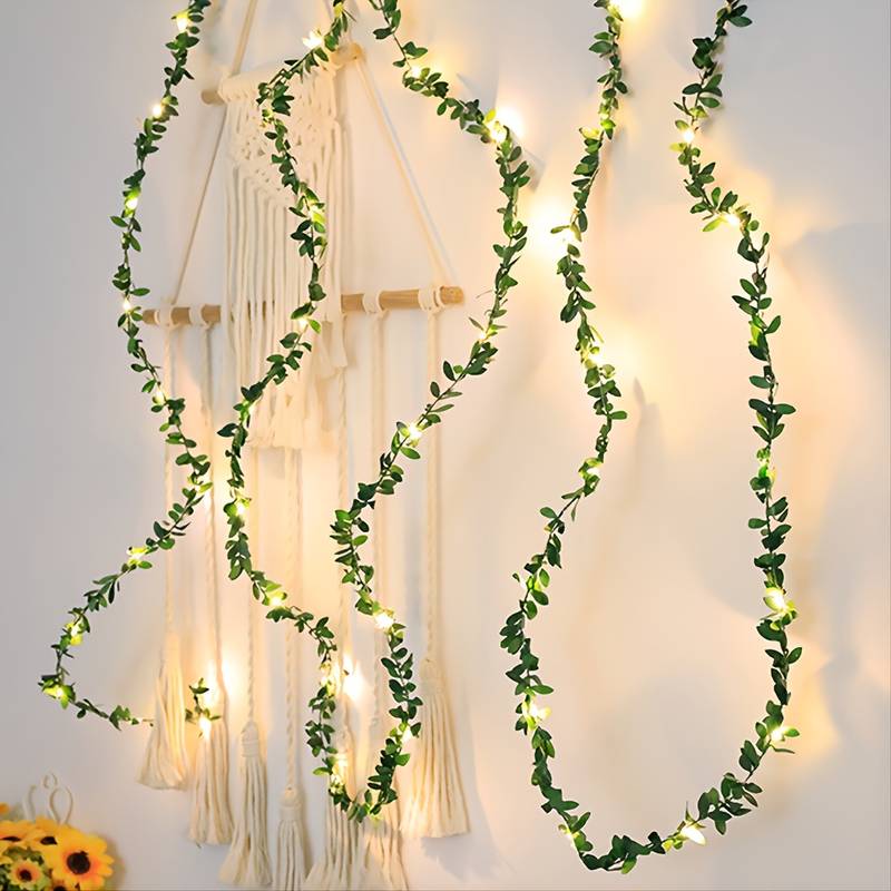Guirlande Lumineuse LED Lierre Émeraude pour Ambiance Naturelle et Extérieure – Veda-guirlande solaire-Olloret
