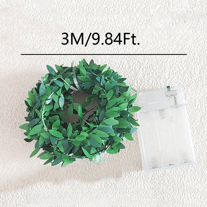 Guirlande Lumineuse LED Lierre Émeraude pour Ambiance Naturelle et Extérieure – Veda-guirlande solaire-Olloret
