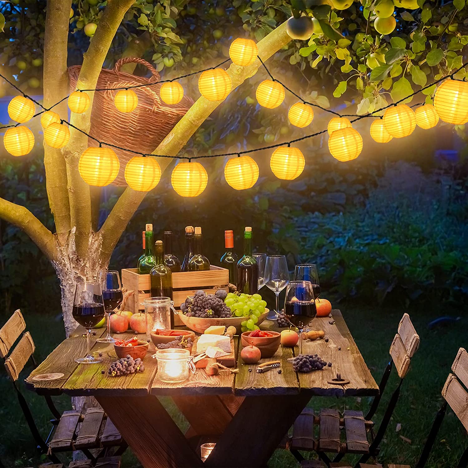 Guirlande Solaire Extérieur Lumineuse pour Soirée Magique – Veda-guirlande solaire-Olloret
