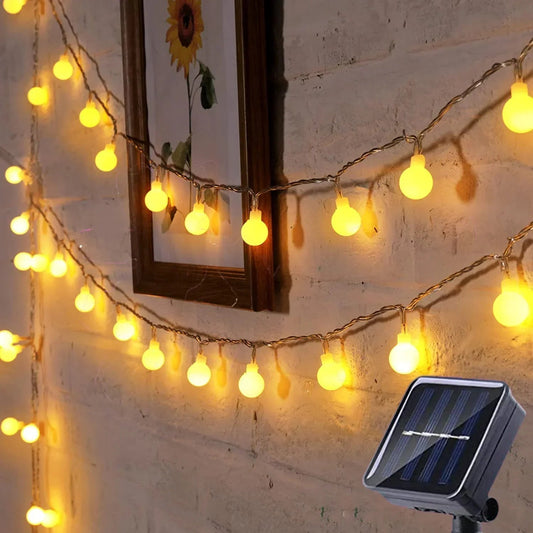 Guirlande Solaire pour Éclairage Extérieur Festif LED Résistante – Lumela-guirlande solaire-Olloret