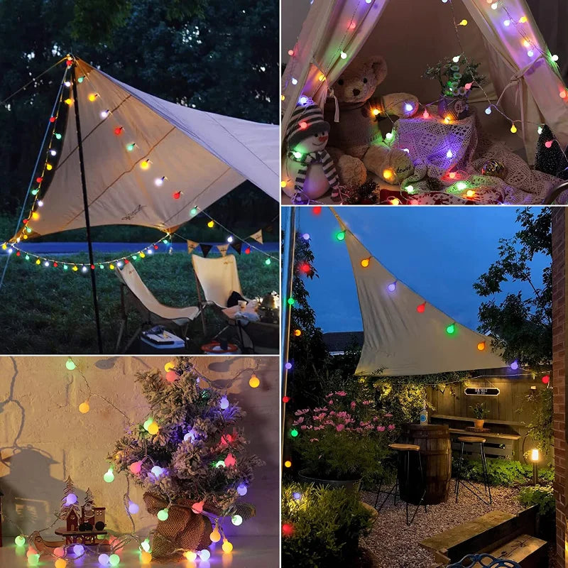 Guirlande Solaire pour Éclairage Extérieur Festif LED Résistante – Lumela-guirlande solaire-Olloret