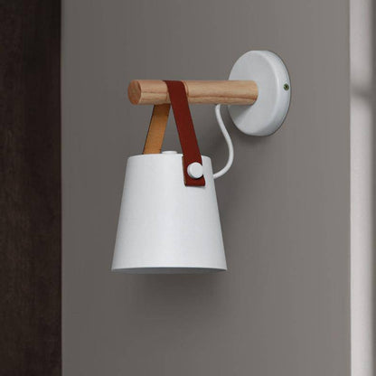 Applique Murale LED en Bois Style Scandinave - Lumeers