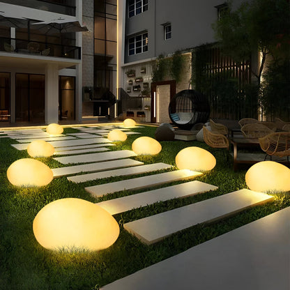 Lampe Solaire Jardin en Pierre Élégante et Résistante aux Intempéries – Luminoo-lampe solaire extérieur-Olloret