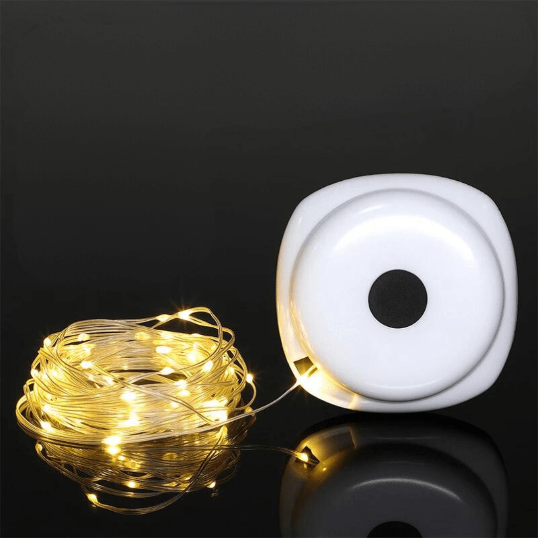 Lampe de Camping Rechargeable avec Guirlande Lumineuse Intégrée – Serven-guirlande solaire-Olloret