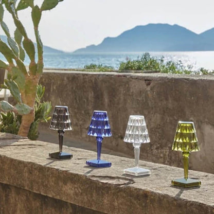 Lampe de Table Cristal Sans Fil - Mantar-lampe de table-Olloret
