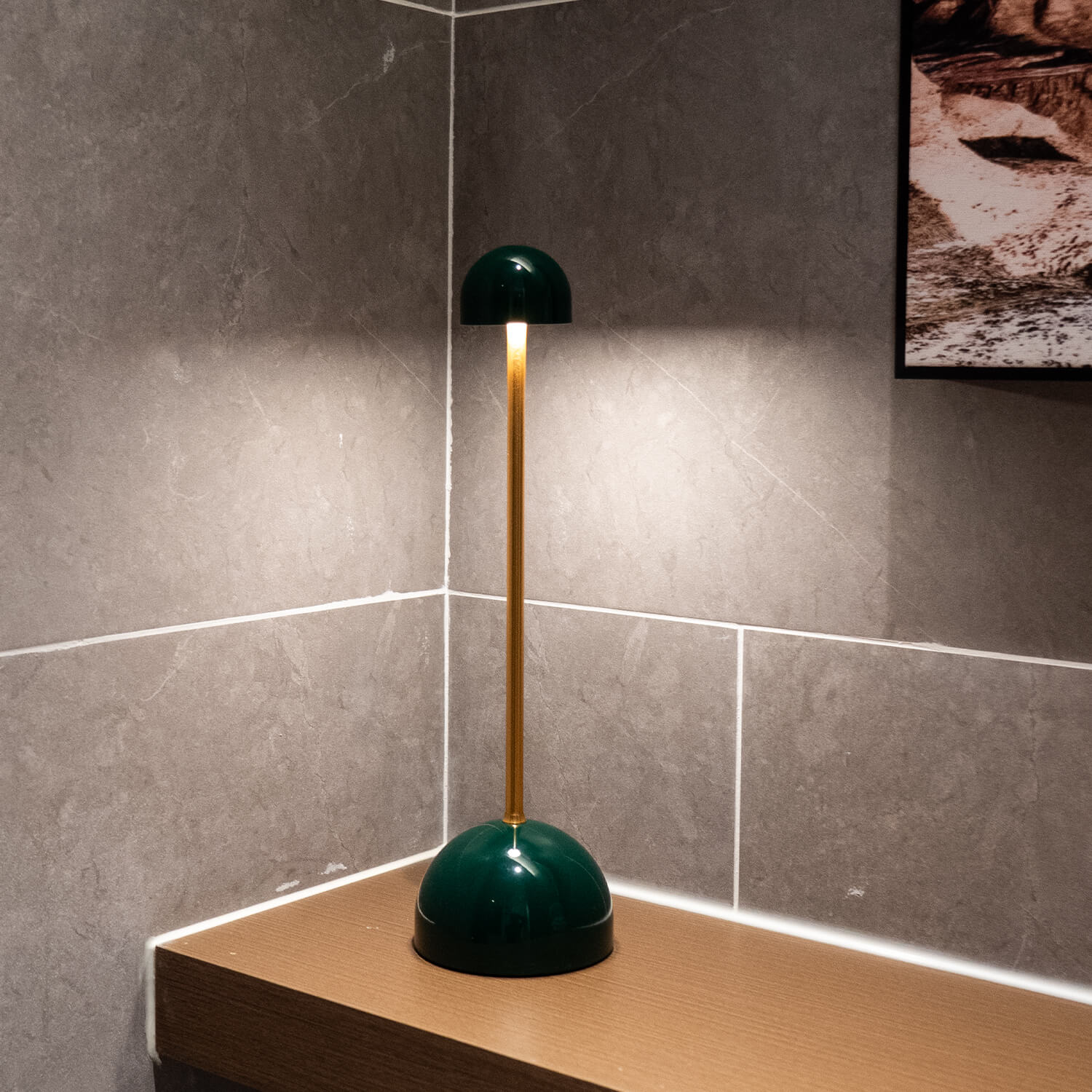 Lampe de Table Design - Émeraude-lampe de table-Olloret