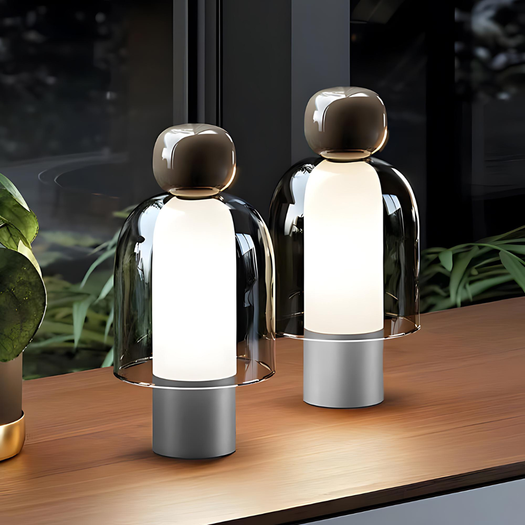 Lampe de Table LED pour salon Rechargeable et Dimmable - Lumina-lampe de table-Olloret
