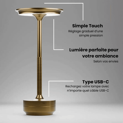 Lampe de Table Vintage Rétro - Tap-Light-lampe de table-Olloret