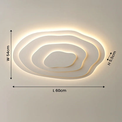 Plafonnier LED Luminaire Moderne Minimaliste en Acrylique - Mimir-Plafonnier-Olloret