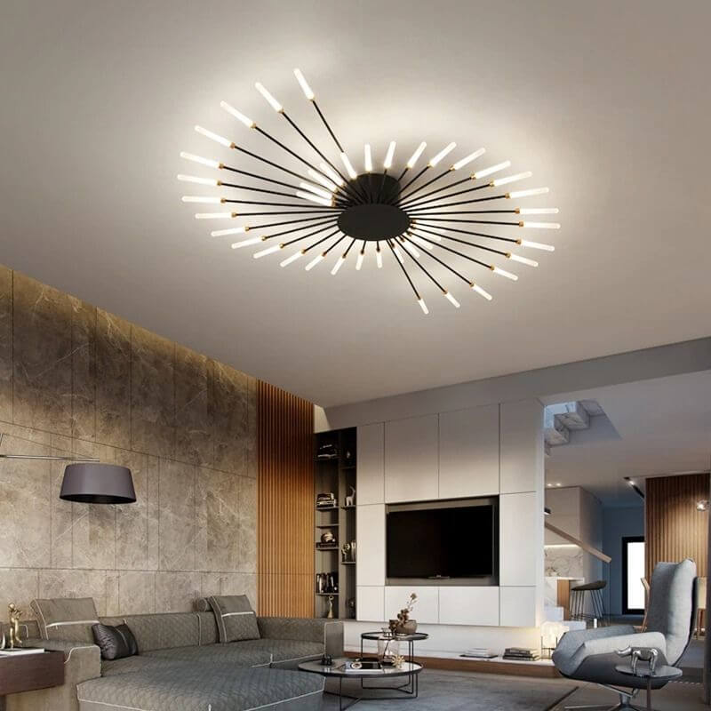 Plafonnier Luminaire Design Élégant et Raffiné - Decora-Plafonnier-Olloret