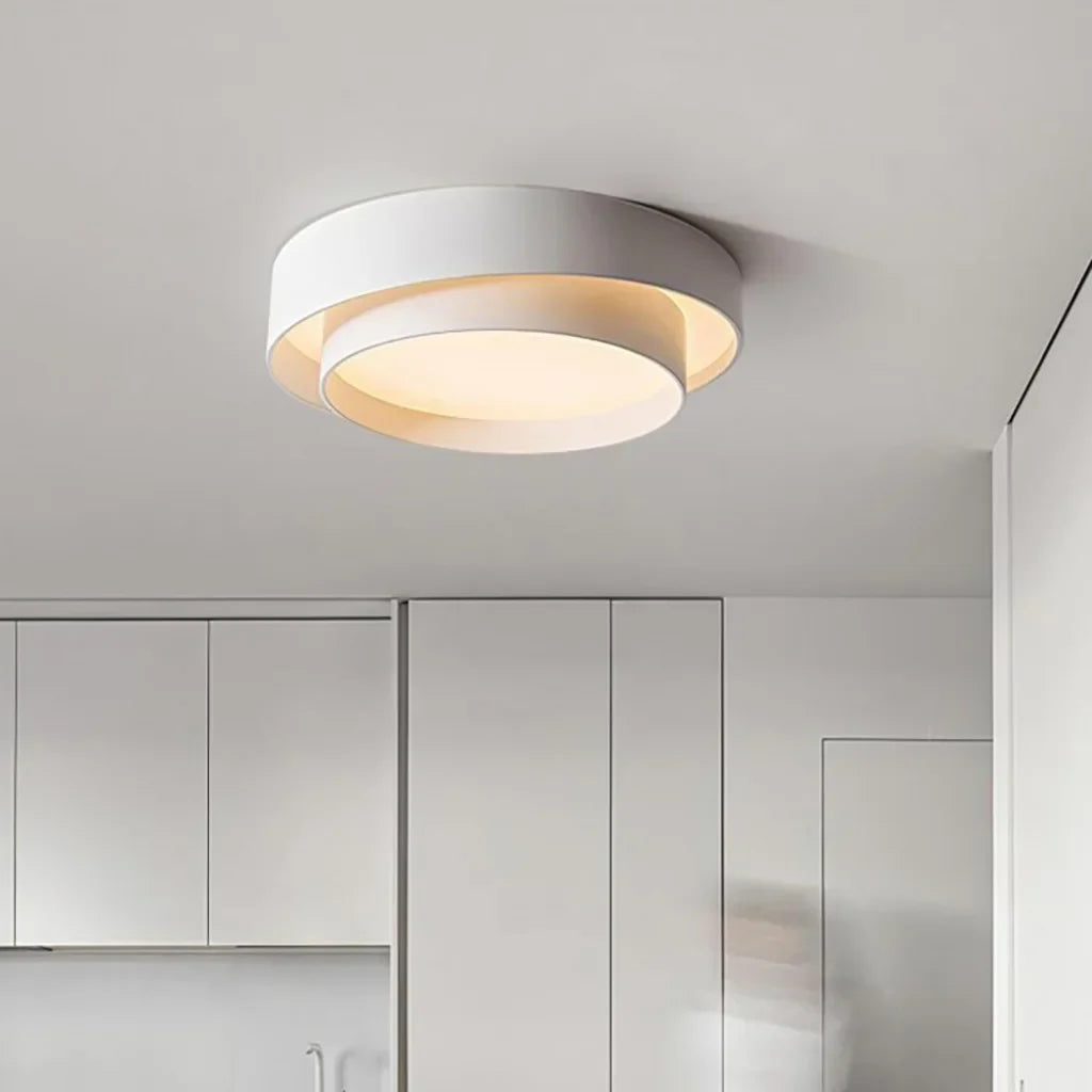 Plafonnier Luminaire Disque Moderne - Flint-Plafonnier-Olloret