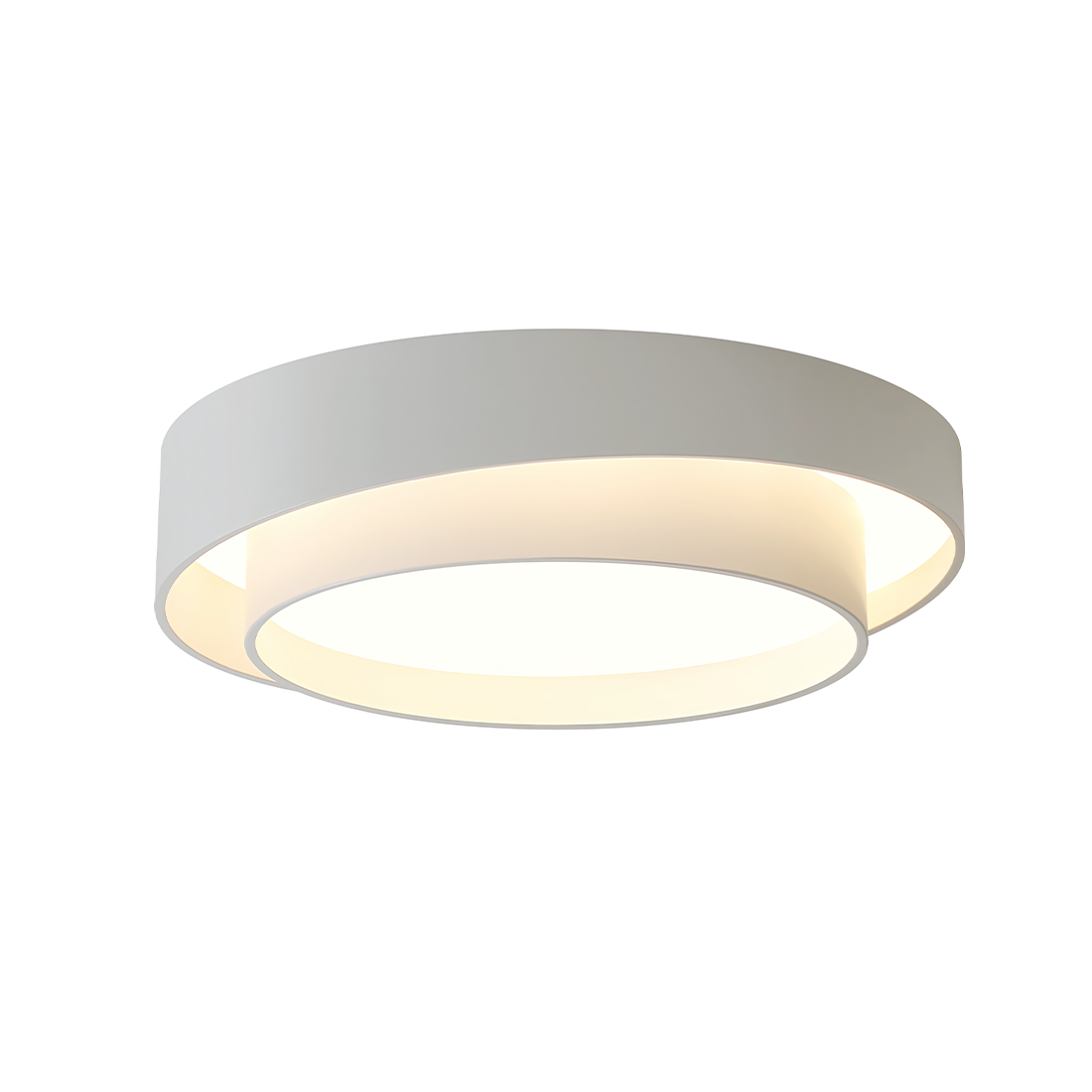Plafonnier Luminaire Disque Moderne - Flint-Plafonnier-Olloret