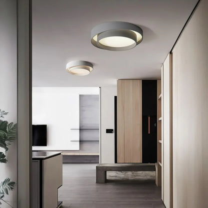 Plafonnier Luminaire Disque Moderne - Flint-Plafonnier-Olloret