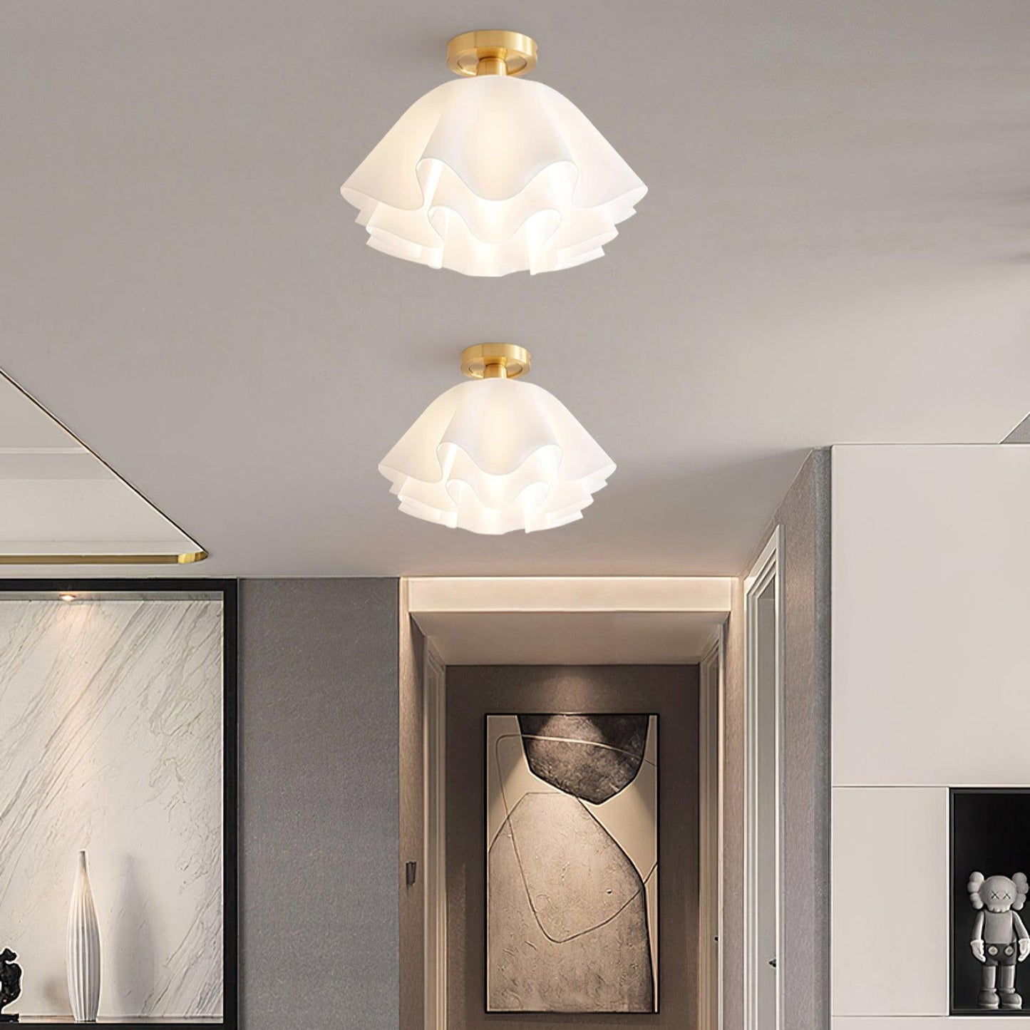 Plafonnier Luminaire Élégant et Moderne - Gailon-Plafonnier-Olloret