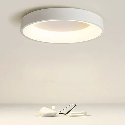 Plafonnier Luminaire LED Rond Style Scandinave - NordicGlow-Plafonnier-Olloret