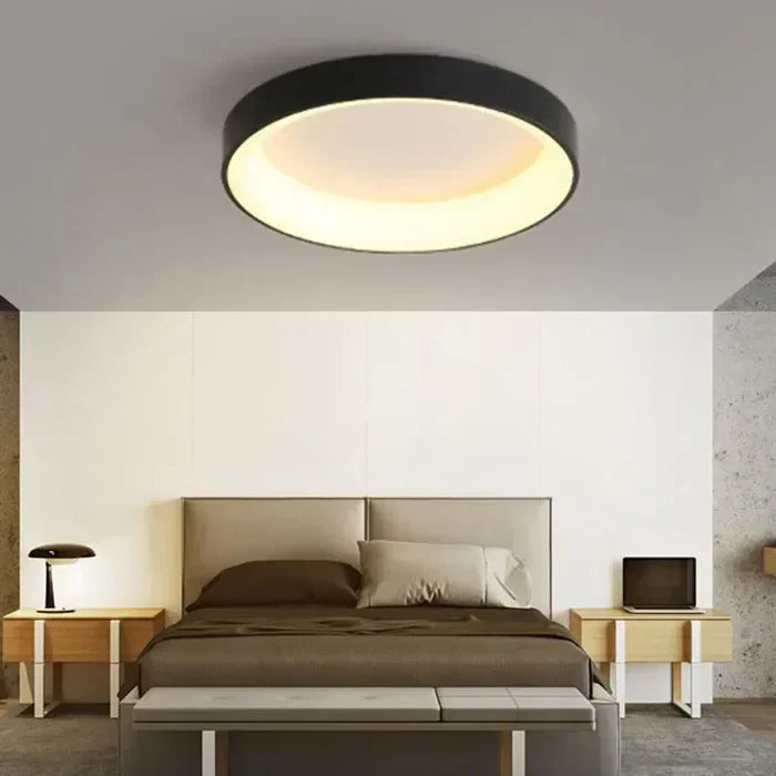 Plafonnier Luminaire LED Rond Style Scandinave - NordicGlow-Plafonnier-Olloret