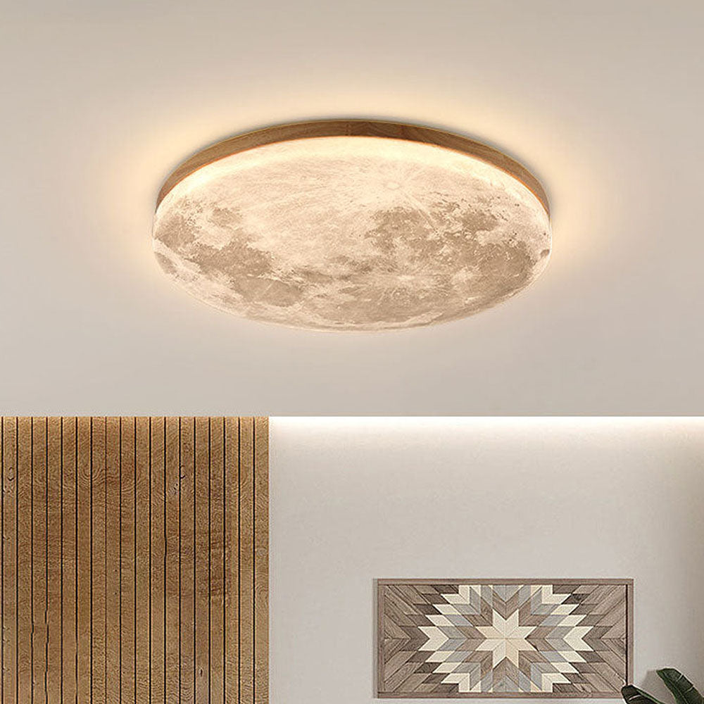 Plafonnier Luminaire Lune Élégant et Apaisant - Moonlamp-Plafonnier-Olloret