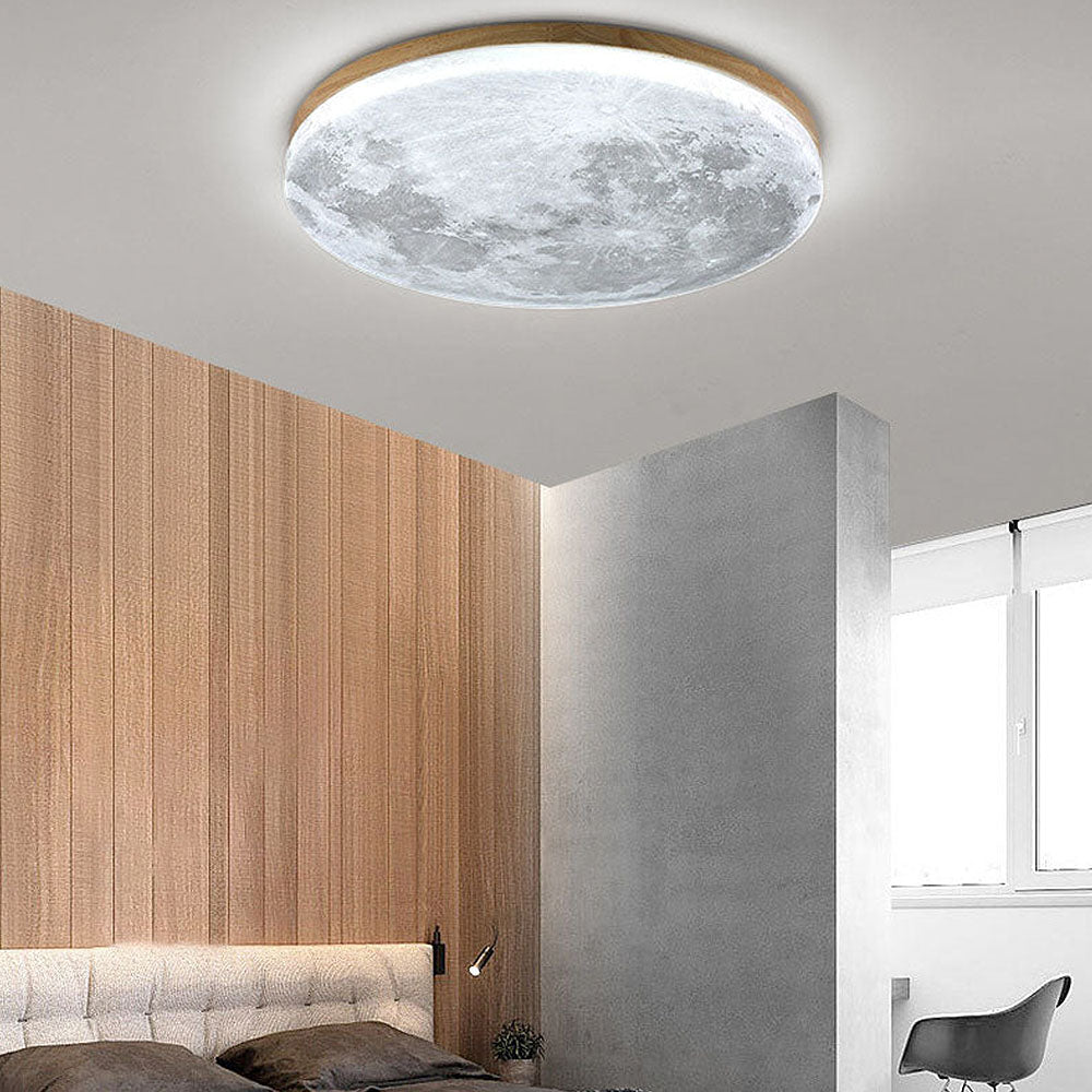 Plafonnier Luminaire Lune Élégant et Apaisant - Moonlamp-Plafonnier-Olloret