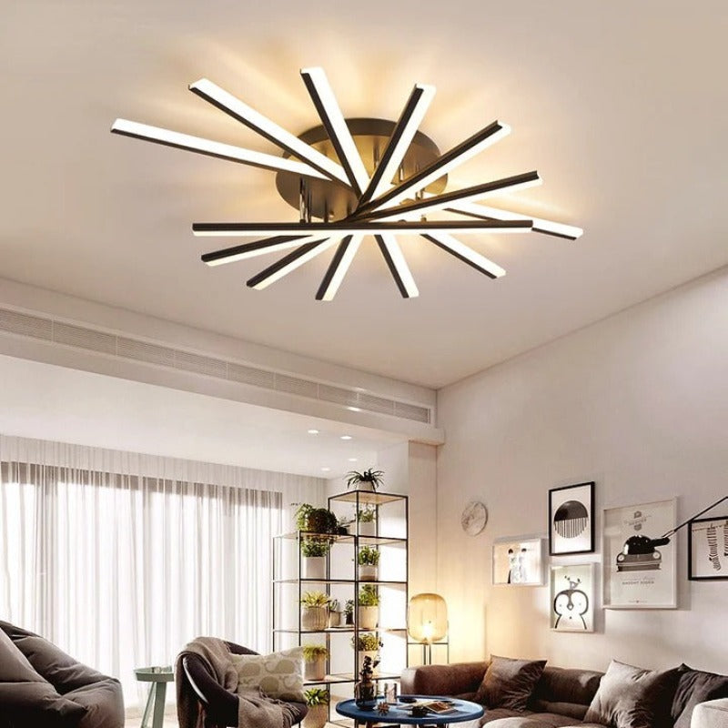 Plafonnier Luminaire Moderne et Raffiné - Metacio-Plafonnier-Olloret