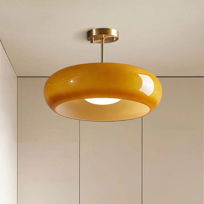 Plafonnier Luminaire Rond Style Bauhaus - Veda-Plafonnier-Olloret