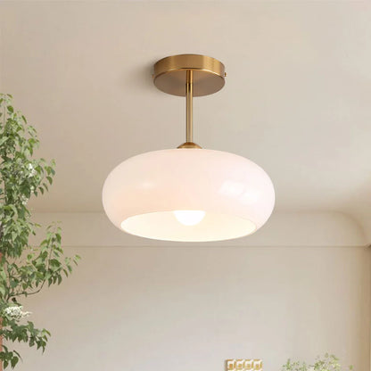 Plafonnier Luminaire Rond Style Bauhaus - Veda-Plafonnier-Olloret