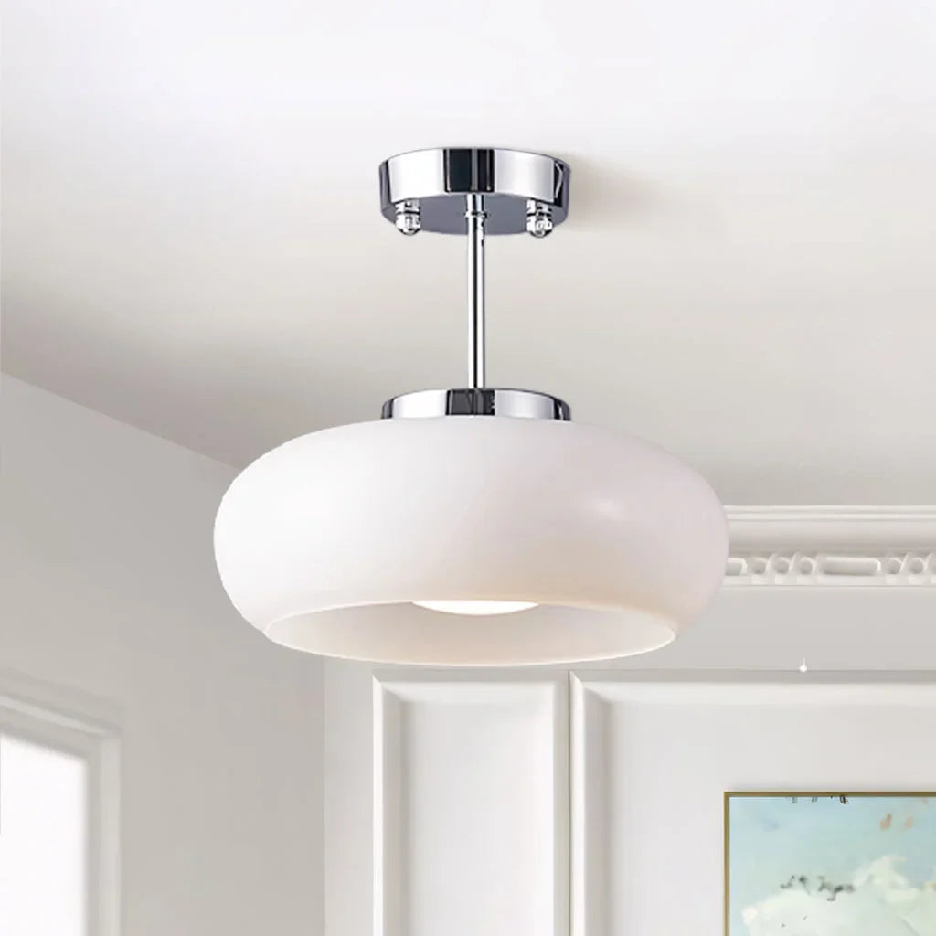 Plafonnier Luminaire Rond Style Bauhaus - Veda-Plafonnier-Olloret